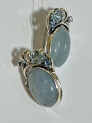 Моника (серьги из серебра)