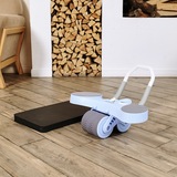 Тренажёр для пресса AB Roller SND голубой с ковриком  45 х 30 x 3.5 cм фото №14