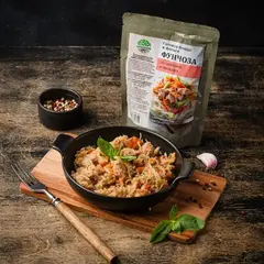 Фунчоза со свининой и овощами 'Кронидов', 250г