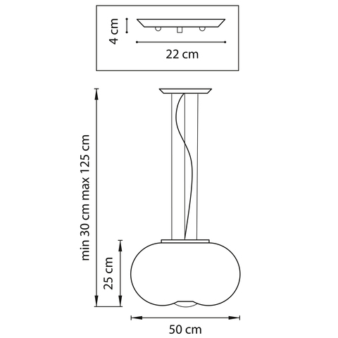 Подвесной светильник Meringe Lightstar 801040