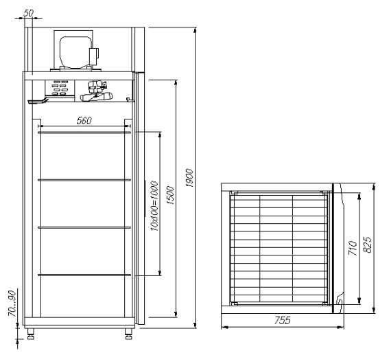 Шкаф универсальный POLUS Carboma V700