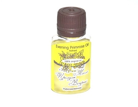 Масло ПРИМУЛЫ ВЕЧЕРНЕЙ/ Evening Primrose Oil Refined / рафинированное, 20 ml