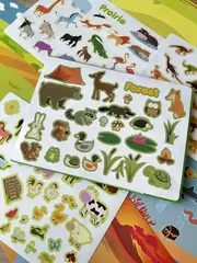 Многоразовые наклейки 