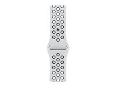 Ремешок Apple 41 mm Pure Platinum/Black Nike Sport Band - Regular