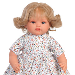 Munecas Antonio Juan Кукла озвученная Лорена в бежевом, 42 см, плачет, м/н (16174)