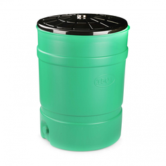 Бак-бочка пласт. с крышкой 150л "Альтернатива", 215712