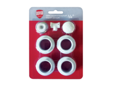 Набор присоединительный Royal Thermo 3/4'' белый