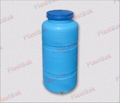 Емкость пищевая вертикальная Пластбак 200 л. Вертикальная (51x51x115см;синий) - арт.556283