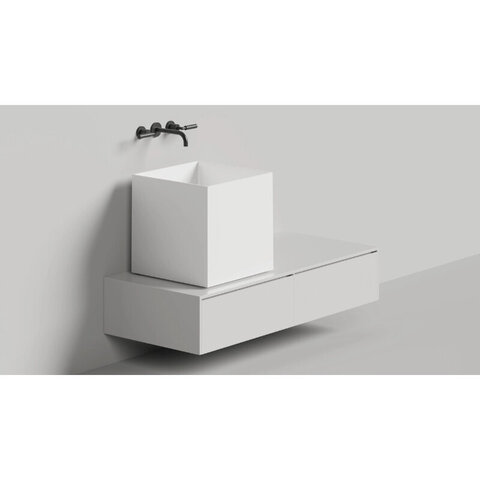 Salini 130523MRH Раковина накладная ARMONIA SQUARE 03 покраска по RAL снаружи