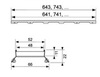 TECE TECEdrainline 601272 Накладная панель для душевого лотка 120