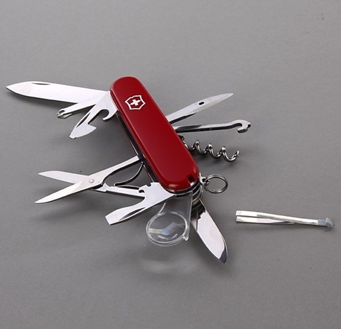 Нож складной Victorinox Explorer, 91 mm, Red (1.6705)
