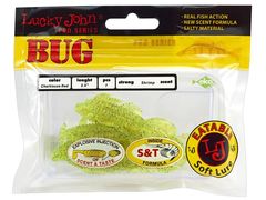 Мягкая приманка Lucky John BUG 2.5in (63 мм), цвет S15, 7 шт.