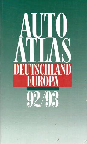 Auto-atlas Deutschland + Europa