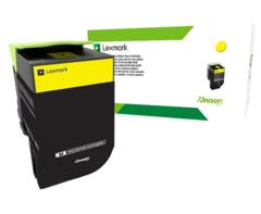 Картридж для принтеров Lexmark CX410/CX510 желтый (yellow). Ресурс 3000 стр (80C8HYE)