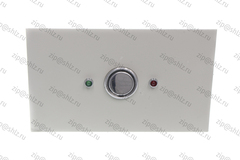 Пост вызывной однокнопочный с двумя индикаторами, крашенный, ПЛВ13-К1М0103ЩУ3