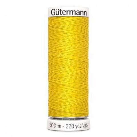 Нить Sew-All 200 м, Gutermann, 177 ярко-желтый