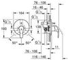 Комплект душевой системы внутреннего монтажа Grohe  124440