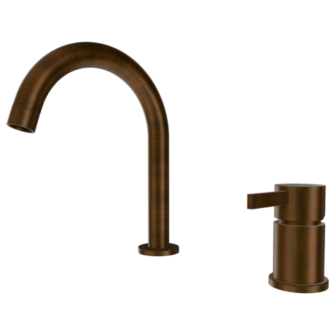 Remer MC57BR Смеситель для раковины Remer Metrica MC57BR, бронза масляная