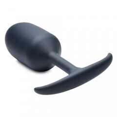 Анальная пробка с утяжелением  Heavy Hitters Premium Silicone Weighted Anal Plug, XL, черный, 16.8х5 см
