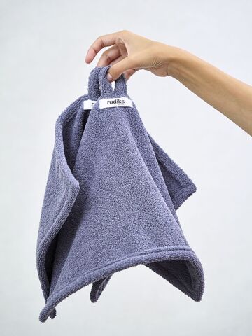 Сет махровых полотенец синий 30х50 см.