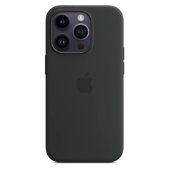 Силиконовый чехол с поддержкой MagSafe Apple Silicone Case для iPhone 14 Pro, Midnight (Темная ночь)