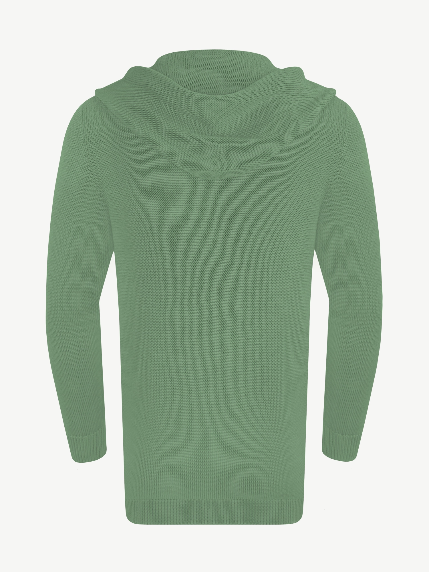 Кардиган с капюшоном из мягкой шерсти