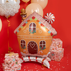 Г Фигура на подставке, Пряничный домик, 30''/76 см, 1 шт. (В упаковке)