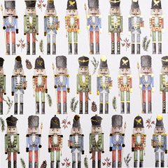 Коробка одиночная, Прямоугольник, Новогодняя пора, Ассорти, Металлик, 35*25*10 см, 1 шт.