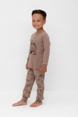 пижама  для мальчика  К 1541/холодный какао,медведи