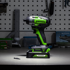 Винтоверт ударный Greenworks GD24ID3 24V (300Нм) аккумуляторный, без АКБ и ЗУ