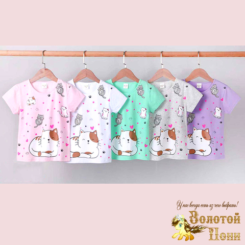 Футболка хлопок д (2-6) 260221-S7113