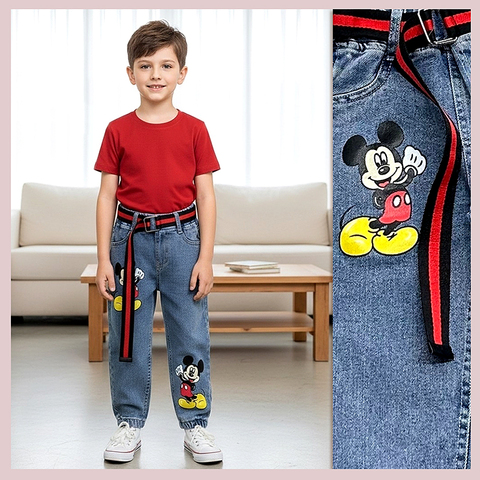 Джинсы мальчику (1-6) 260226-XL9057