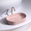Ceramica Nova Element CN6048MP Умывальник чаша накладная овальная, 60.8x38.5, цвет: розовый матовый