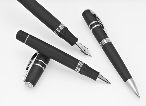 Ручка перьевая Visconti Homo Sapiens Steel Age Oversize, Black CT, Pd 23 K, F (Vs-591-99F)