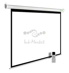 Экран Cactus 134" 240x240см MotoExpert CS-PSME-240x240-WT 1:1 настенно-потолочный рулонный белый (моторизованный привод) — фото 2