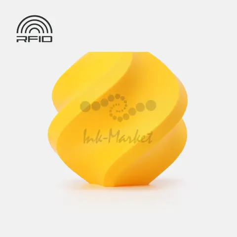 Пластик для 3D-печати Bambu Lab PLA Basic, 1.75 мм, 1 кг, жёлтый подсолнух (Sunflower Yellow), без катушки, A00-Y2-1.75-1000-SPLFREE