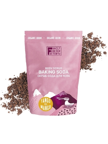 Organic Boom Скраб-сода для тела Танго с манго 200г Family Forever Factory