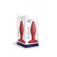 Анальная пробка Matter, 12 x 3,8 см , цвет бордовый (L)