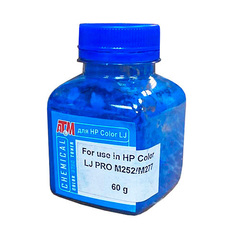 Тонер для HP Color LJ M252/ M277 (фл,60,син, Chemical) ATM