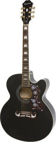 EPIPHONE J-200 EC Studio Black