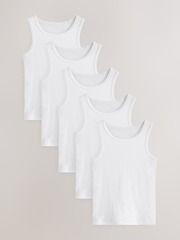 Майка для девочки Next 486-964, 5 шт., Белый