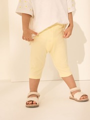 Легинсы укороченные для девочки Next AD8-338, Светло-желтый