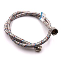 АКВАЛЮКС Гибкая подводка для воды ВР 1/2" х НР 1/2", длина 20 см (BZW20)