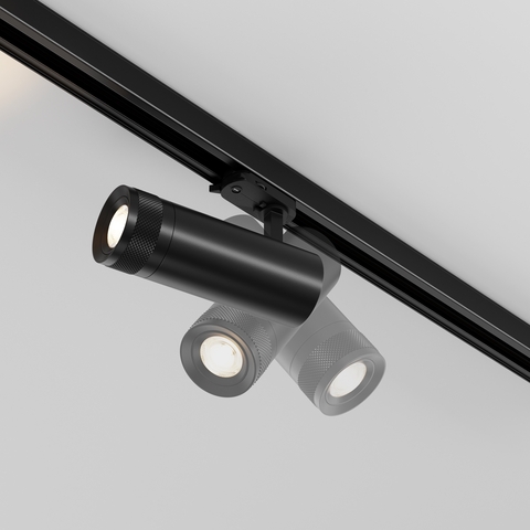 Трехфазный трековый светодиодный светильник Maytoni Focus Zoom TR198-3-20W2.7K-Z-B