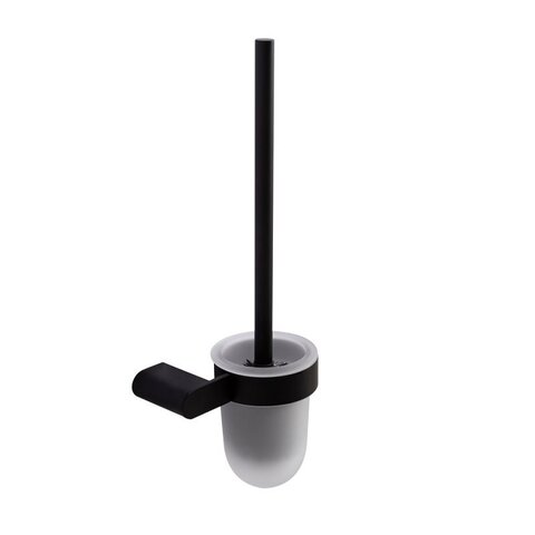 Cezares STYLUS-TBS-V-NOP STYLUS-TBS-V-NOP Ёршик для унитаза подвесной, стекло, исполнение черный матовый