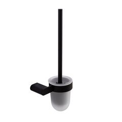 Cezares STYLUS-TBS-V-NOP STYLUS-TBS-V-NOP Ёршик для унитаза подвесной, стекло, исполнение черный матовый фото