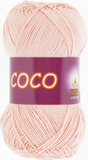 Пряжа Vita Coco 4317 розовая пудра