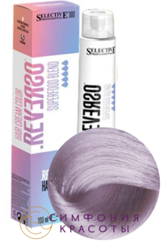 Крем-краска без аммиака Reverso Hair Color Тонер Ирисовый Selective, 100 мл