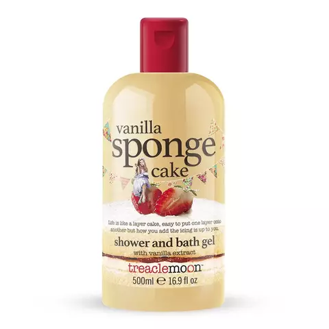 Treaclemoon Гель для душа Ванильный бисквит Vanilla Sponge Cake bath & shower gel, 500ml