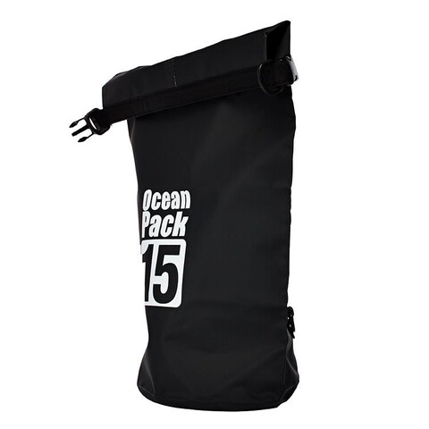 Водонепроницаемая сумка-мешок Ocean Pack 15 L, цвет черный